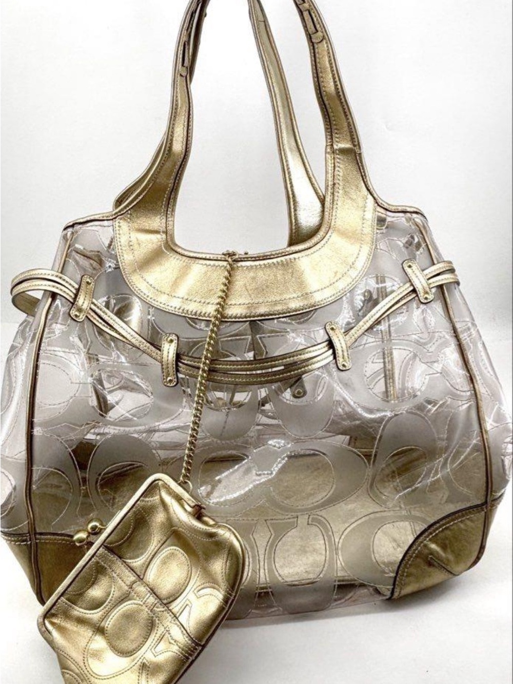 Coach Ergo XL Signature Clear Tote — Style 12239 - Picture 5 of 13
